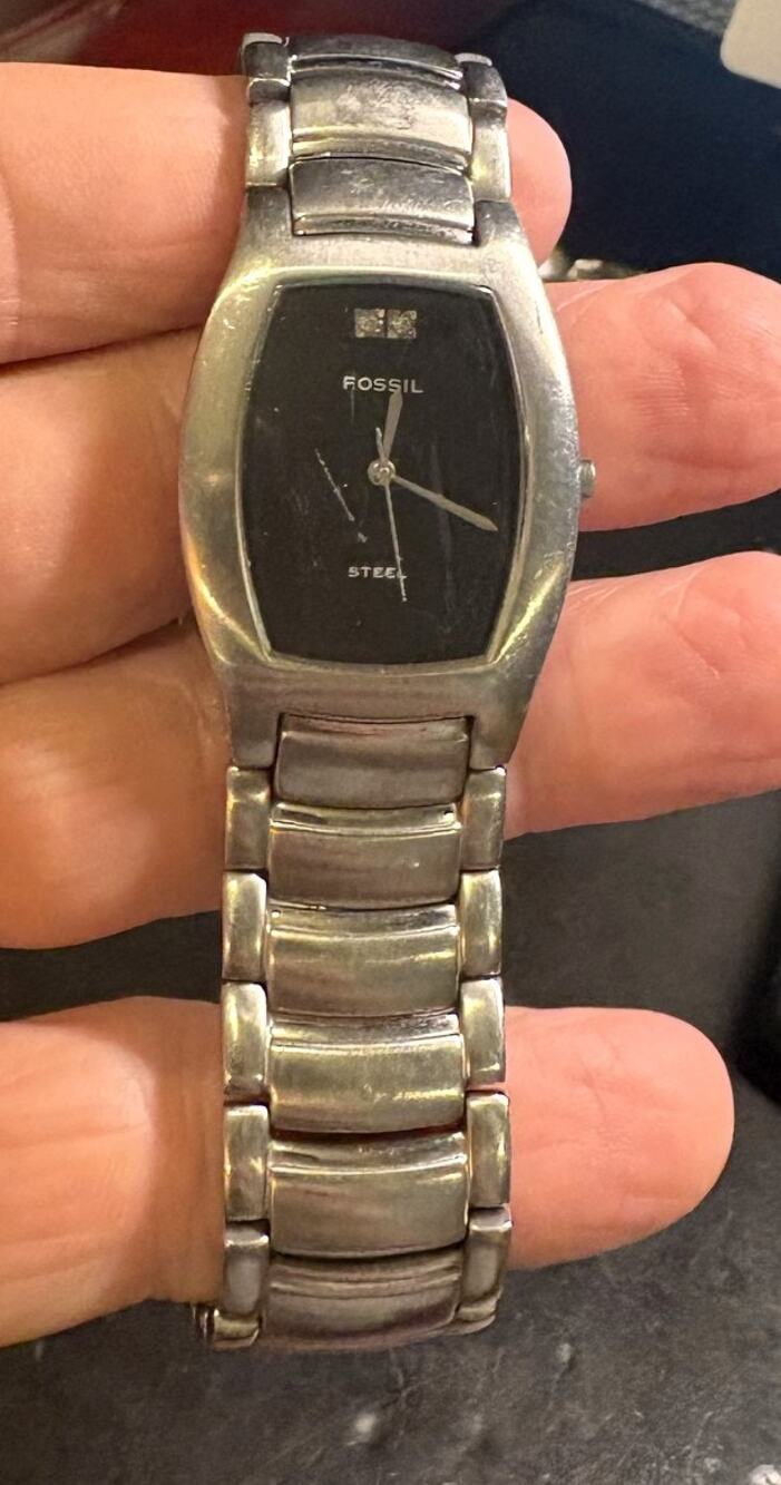 Unisex 30mm Silver Tone Fossil Steel Watch, FS2761, Arkitekt Model, WR 30M